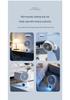 Rechargeable Desktop Fan with Voice Control, Timer, & Long Battery Life for Home Air Circulation