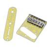 6 String Saddle Bridge Electric Guitar Bridge Decoration with Control Plate for TL Electric Guitar
