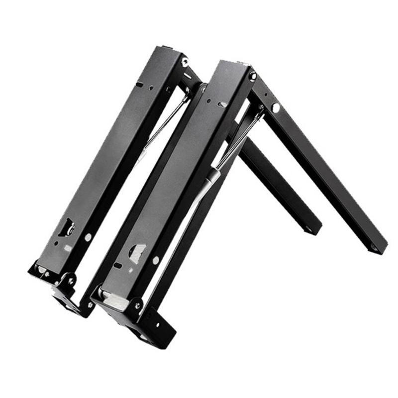 Hydraulic Buffer Concealed Flip Down Stool Hardware Convenient for Wall Mounted Shoe Cabinets and Furniture Hardware