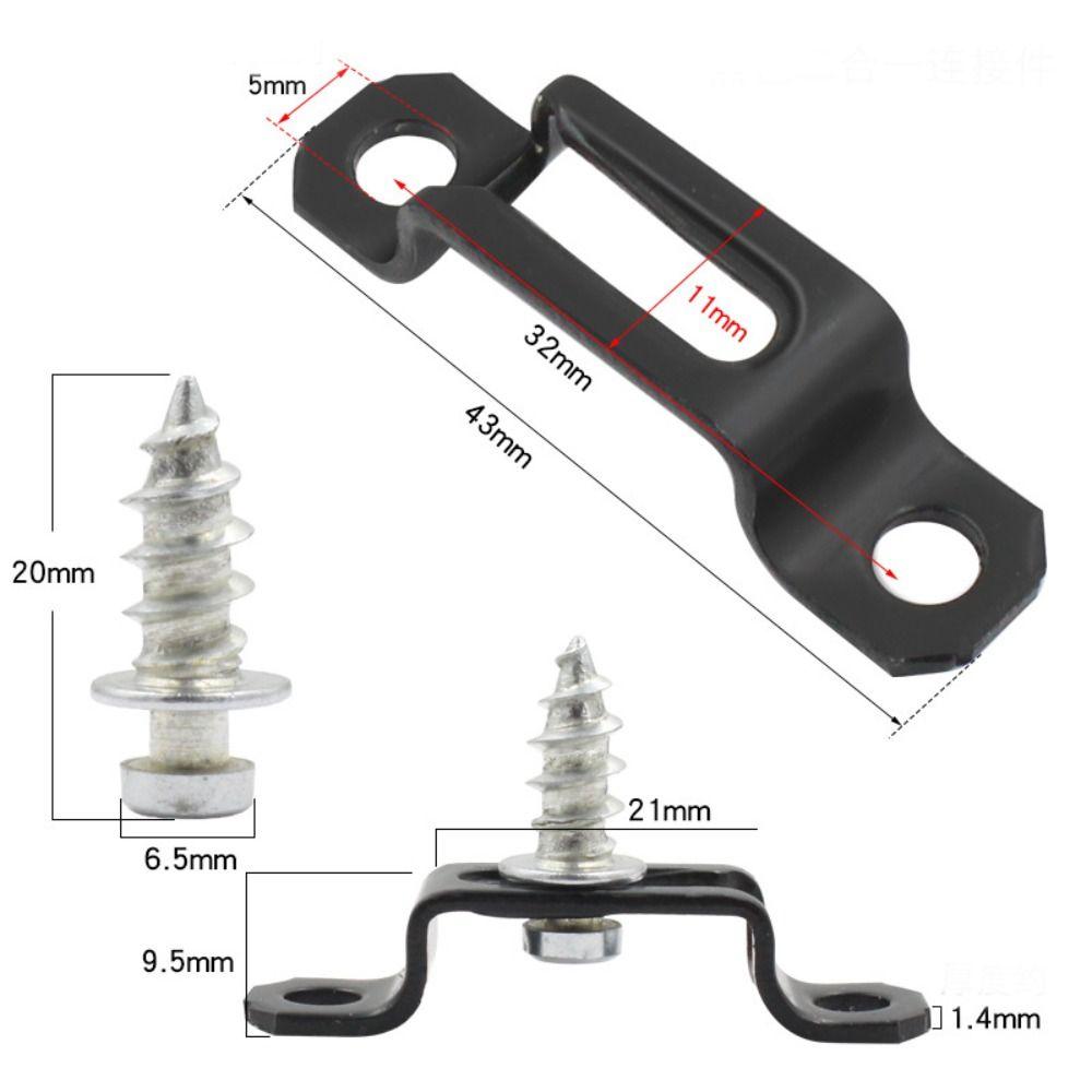 Bracket Cabinet Connector Hidden Screw Fastener Fixed Screw Furniture Fastener Wardrobe Assembly