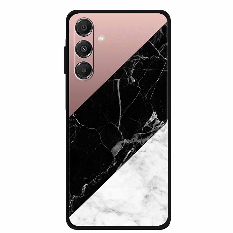 For Samsung Galaxy A14 A15 A16 5G Case Marble Soft TPU Phone Back Cover For Samsung A14 A15 4G Shockproof Silicone Painted Coque