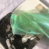Buntes glitzerndes Netzgewebe Illusionäre Farbfotografie Hintergrund Transparentes Gaze-Kleid Performance-Kleidung Stoff