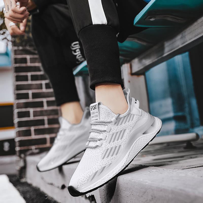 Shoes Spring and Summer New Popcorn Casual Coconut Mesh Breathable Ultra Light Shock Absorbing Sports Running Shoes