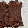 Back Tie Slimming Tube Top Irregular Hem Lace Corset Close Fit Women Underwear  Women’s Wear