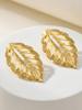 Women's Exquisite Leaves Stud Earrings, Exquisite Fashion Classic Jewelry Wholesale
