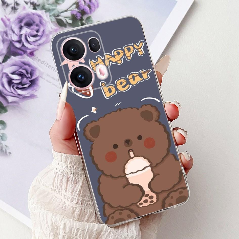 For OPPO Reno13 Pro 5G Case CPH2697 Fashion Flower Butterfly Soft Silicone Phone Cover For OPPO Reno 13 CPH2689 Reno13Pro Bumper