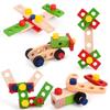 Kinder Holz Werkzeugkasten Montessori Pretend Play Werkzeug Kinder Mutter Schraube Montage Simulation Reparatur Carpenter Pädagogisches Puzzle Spielzeug