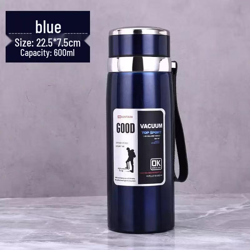 Stainless Steel Thermos Cup - Stylish Outdoor Sports Water Bottle | Portable Travel Gift Cup