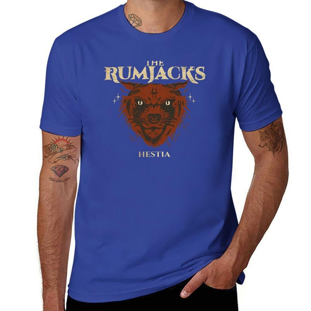 best selling tour punk art album the rumjacks band T-Shirt vintage clothes sweat oversizeds mens graphic t-shirts funny