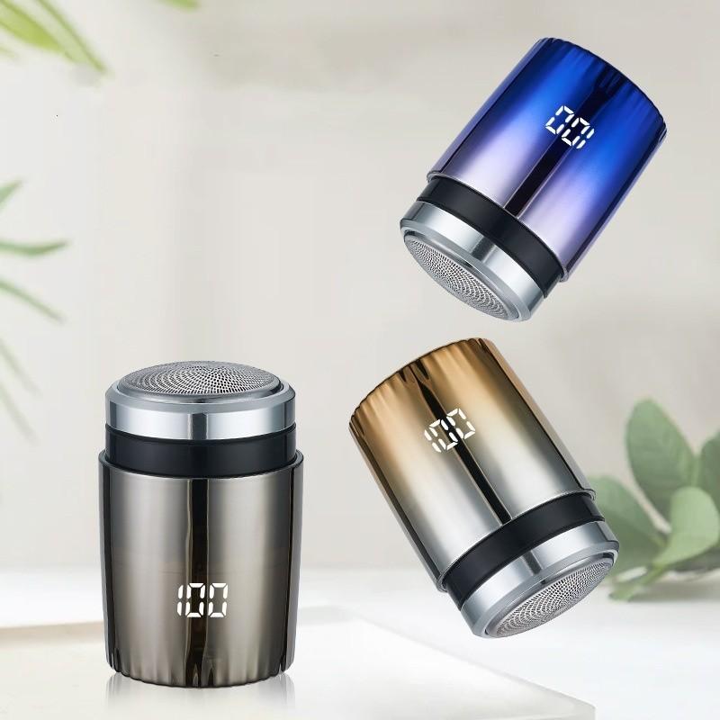 Usb Electric Shaver Rechargeable Waterproof Beard Trimmer Led Display Screen