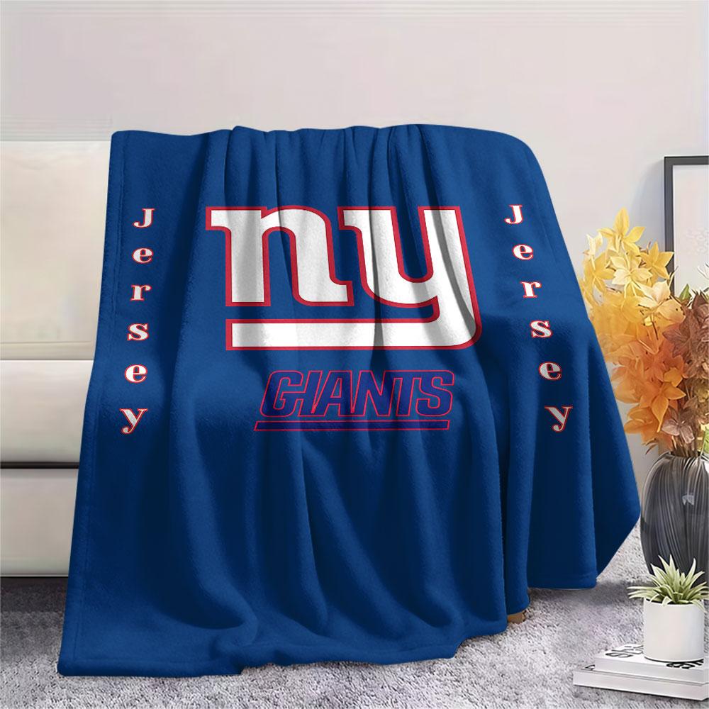 Giants Printed Flannel Blanket, soft throw for bedroom sofa, washable, fan merchandise, great gift.