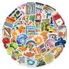 50PCS Mediterranean Tomato Art Aesthetic Stickers Laptop Graffiti Room Skateboard Waterproof Scrapbooking Phone Sticker Decals