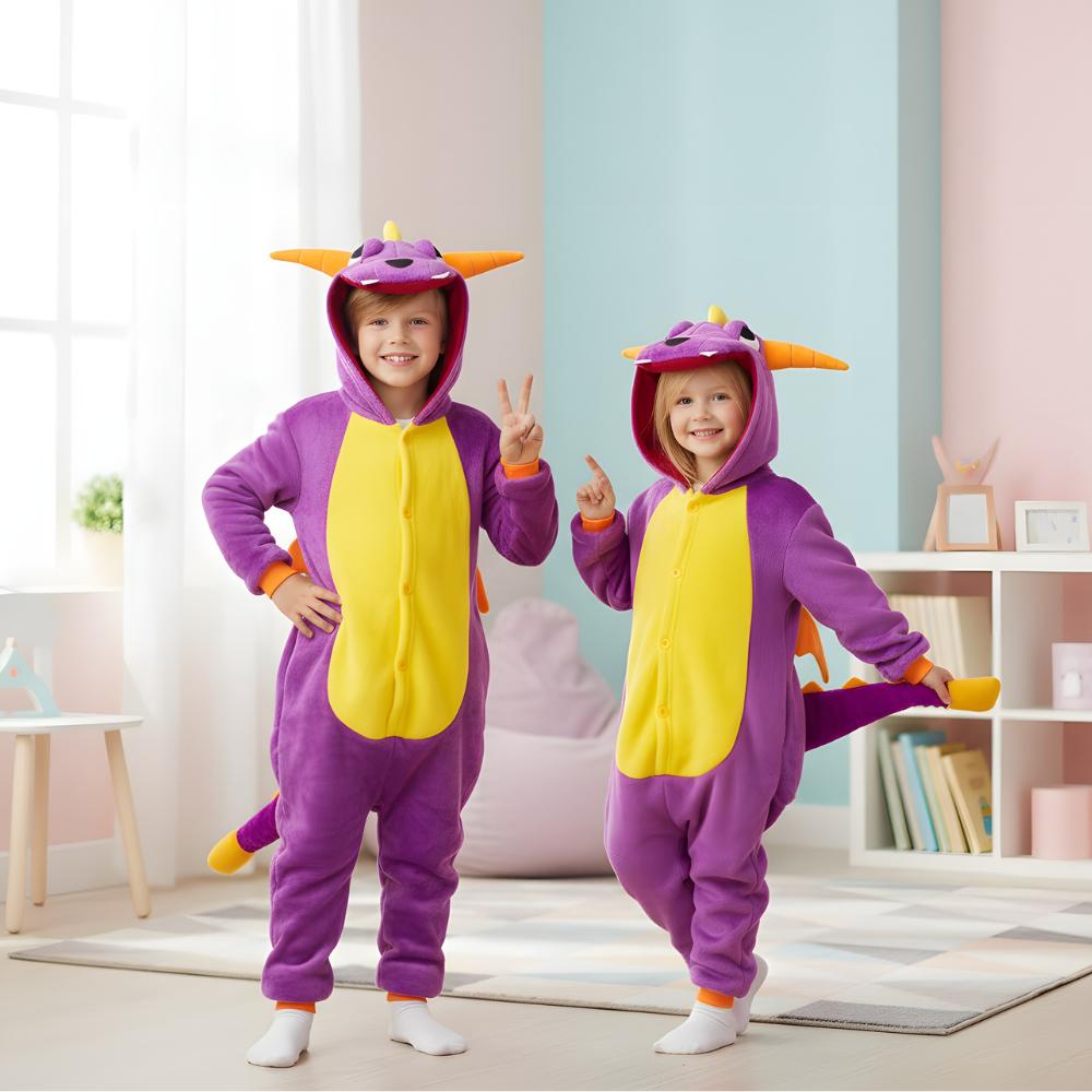 Spyro Children's Kigurumi Onesie Costume 105 - 115Cm