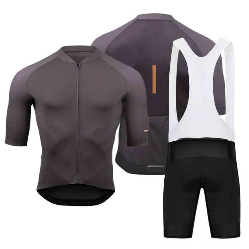 Men Women Cycling Jersey Shorts Set Breathable Bike Wear Road Running
