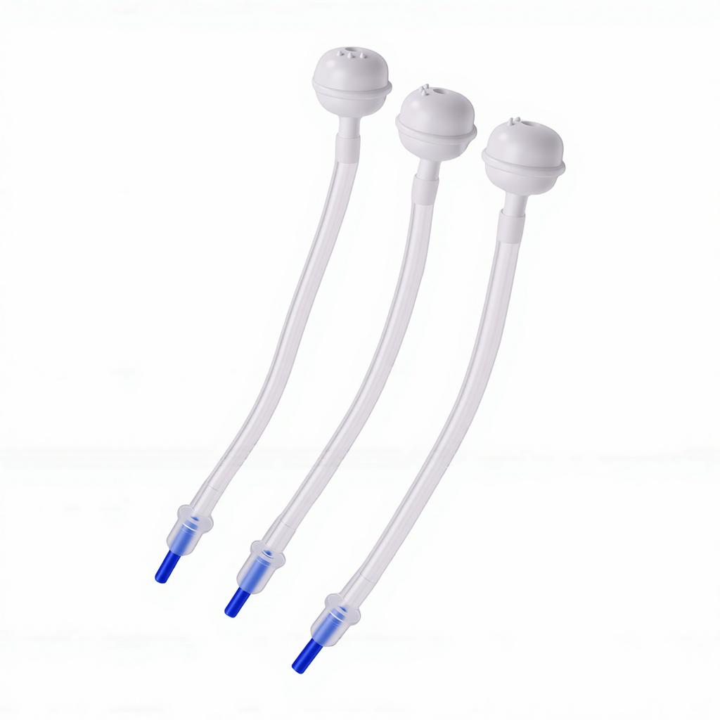 3 Pcs Universal Fit 360° Weighted Tube Replacement Tilted Spray Bottle Adapter for Triggers Pump Sprayers 4.3 Inch Tube with Weighted Ball