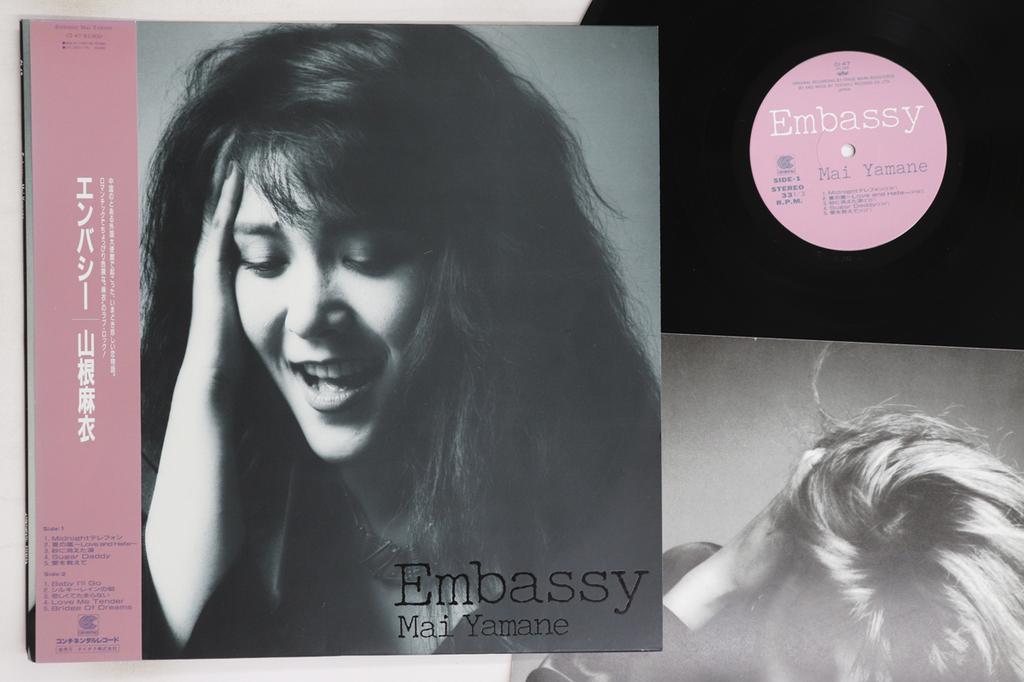 LP Record MAI YAMANE - Embassy CI47 CONTINENTAD 1986 Japan Obi Japanese Pop/Rock Used