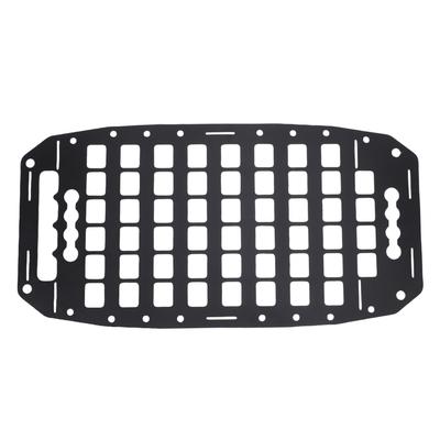 Truck Bed Molle Panel Rack 21x10.7x0.1in Aluminum Use with L Track Molle Panel Organizer for Cars SUVs Pickup Van RVs