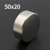 Magneti al Neodimio Potenti 50x20mm N35 NdFeB Magneti Permanenti Rotondi Super Forti per Frigorifero Fai da Te