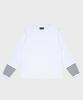INYS Long Sleeve Striped Block T-Shirt (White)