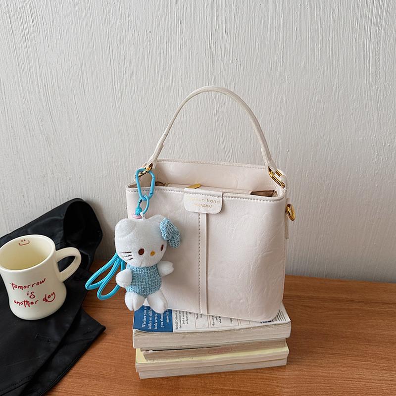 IELGY Fashion Commuter All-Match Messenger Bag Ladies Portable Bucket Bag