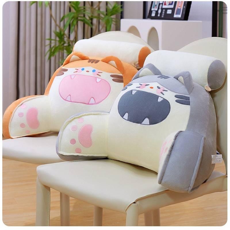 Pillow Bedhead Cartoon Cat Waist Chair Sofa Tatami Lazy Pillow Plush Home Toy