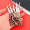 Floral Pattern Sewing Scissors Zinc Zinc Zinc Alloy Embroidery Needlework Tools  Everyday Use