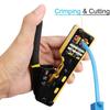 RJ45 Crimp Tool Kit Pass Through Cat6 Crimping Tool For Cat5 Cat5e Cat6 8P8C Connector, All-in-one Ethernet Crimper
