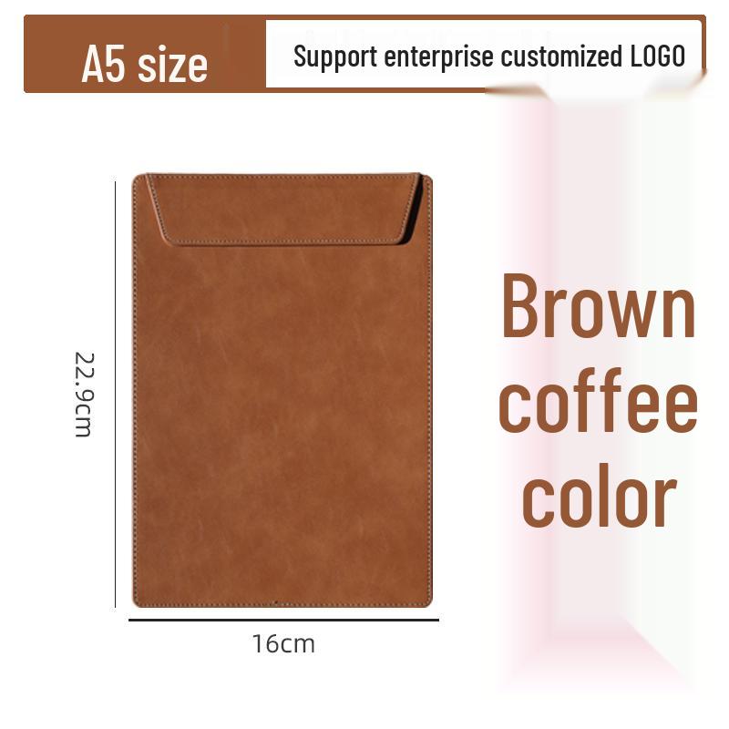 Leather Conference Padfolio A4 Clipboard Folder