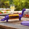 Heat Resistant Corn Forks Dinosaur Holders, Durable 3D Printing Lightweight Sturdy Prongs, Fun Safe Fork, for Hot BBQ Party Dining Table