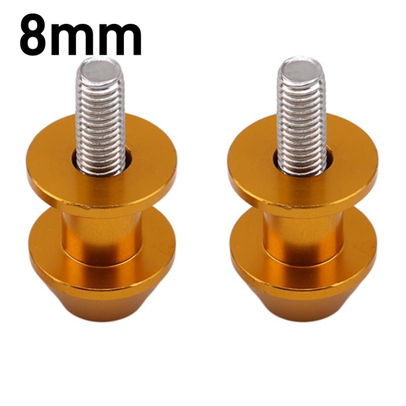 8/10mm Aluminum Alloy Motorcycle Screw Holder Swingarm Spools Slider Stand Screw Swingarm Motorcycle Equipments Accessories