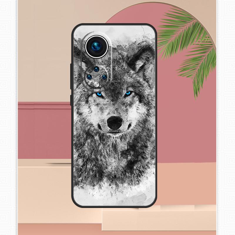 Wolf Heult Kunst Hülle Für Honor Magic 7 Lite 5 6 8 Pro Honor 400 200 X9c X9b X9a X8b X8a X8c 50 70 90 Abdeckung