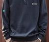 2025 Spring/Autumn Korean Style Trendy Polo Collar Hoodie: Youthful Men's Fashion, Loose Fit, Casual Long Sleeve Top