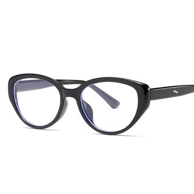 New Style Cat Eye Blue Light Blocking Glasses for Men Women Decorative Frame Fashion Eyewear