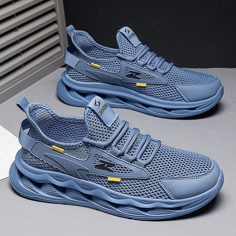 

Легкие сетчатые кроссовки мужские повседневные мужские туфли летние кроссовки для папы студенческие молодежные трендовые туфли мужские 44