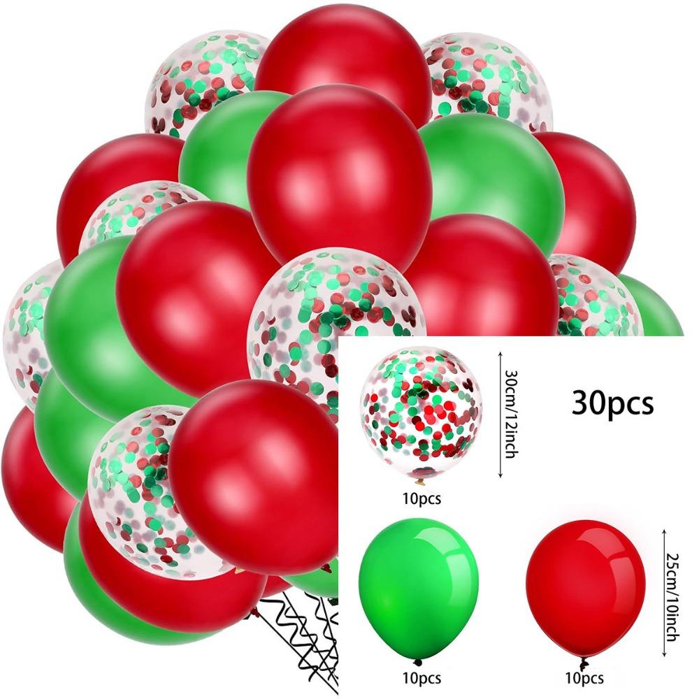 Party Balloon 12 Inch 60pcs Latex Balloon Set Birthday Party Opening Scene Props Metal Sequined Balloon christmas set 01