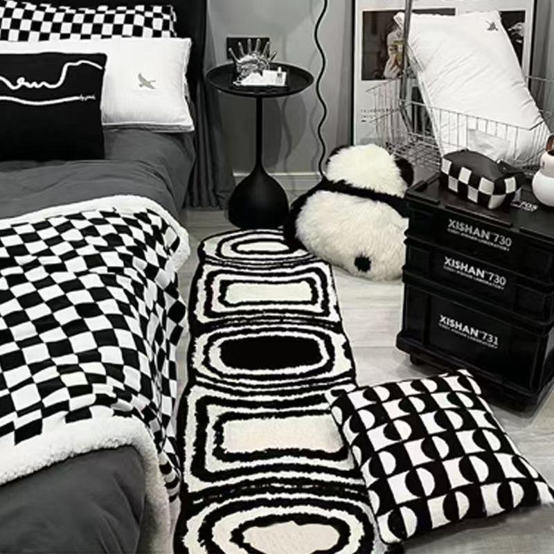Carpet Bedroom Bedside Carpet Plush Living Room Full Floor Carpet Sofa Rug Warm Large Area Cushion