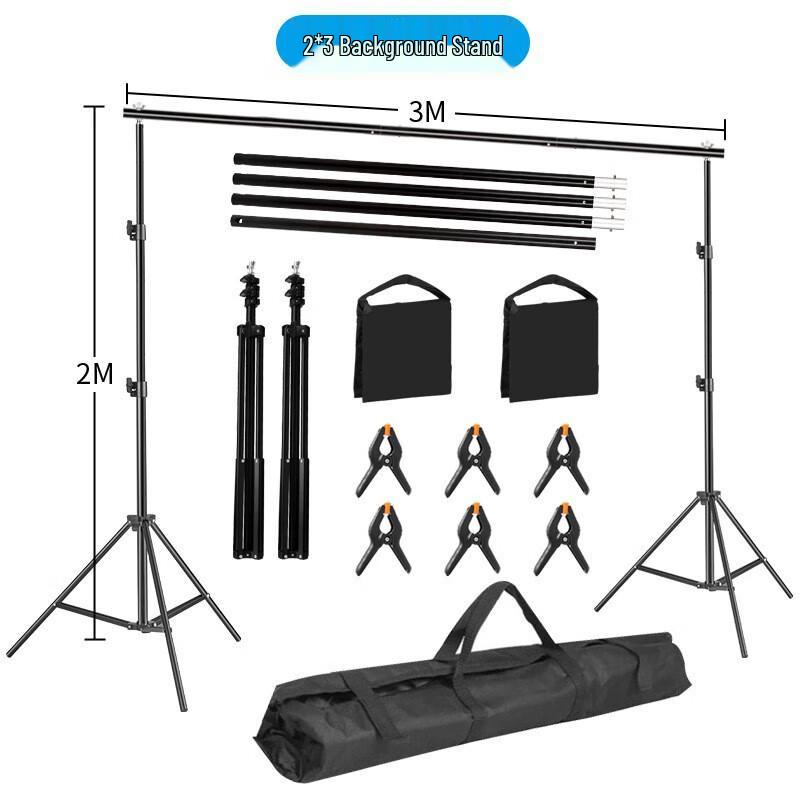 Black Scorpion Adjustable Photography Backdrop Stand