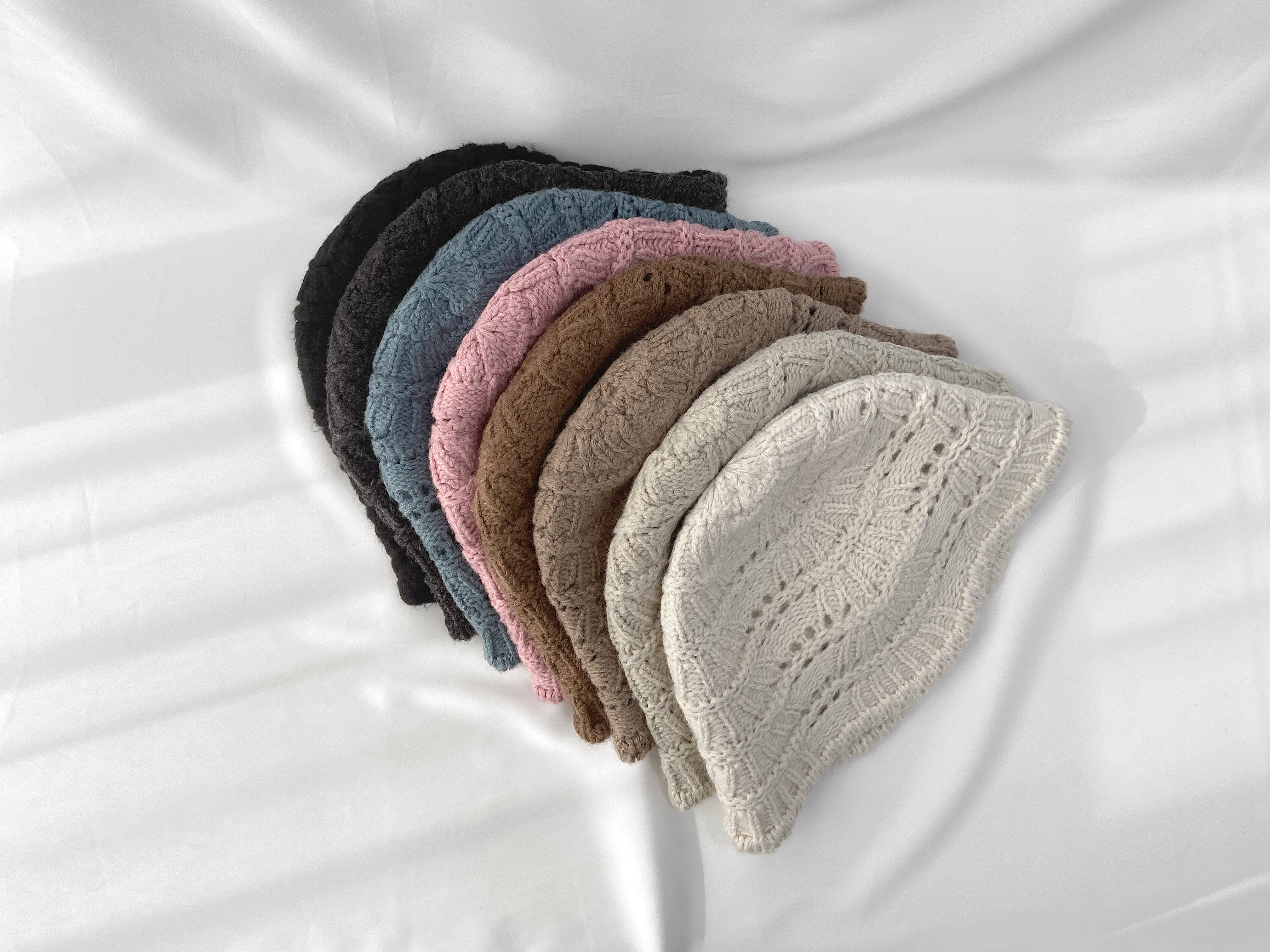 

Women s Unisex Knit Bucket Hat Bucket Hat Wave black