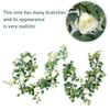 180 Cm Artificial Eucalyptus Vine Fake Rose Flowers Gypsophila Garland For Wedding Party Table Runner Decor Christma Wreath Arch