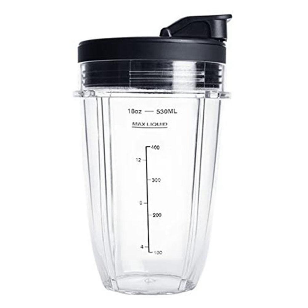Replacement Parts Extractor Blade with 18Oz 24Oz Cup and Spout Lid for 1200W Ninja Auto-IQ Blender,7 Fins Gear Parts