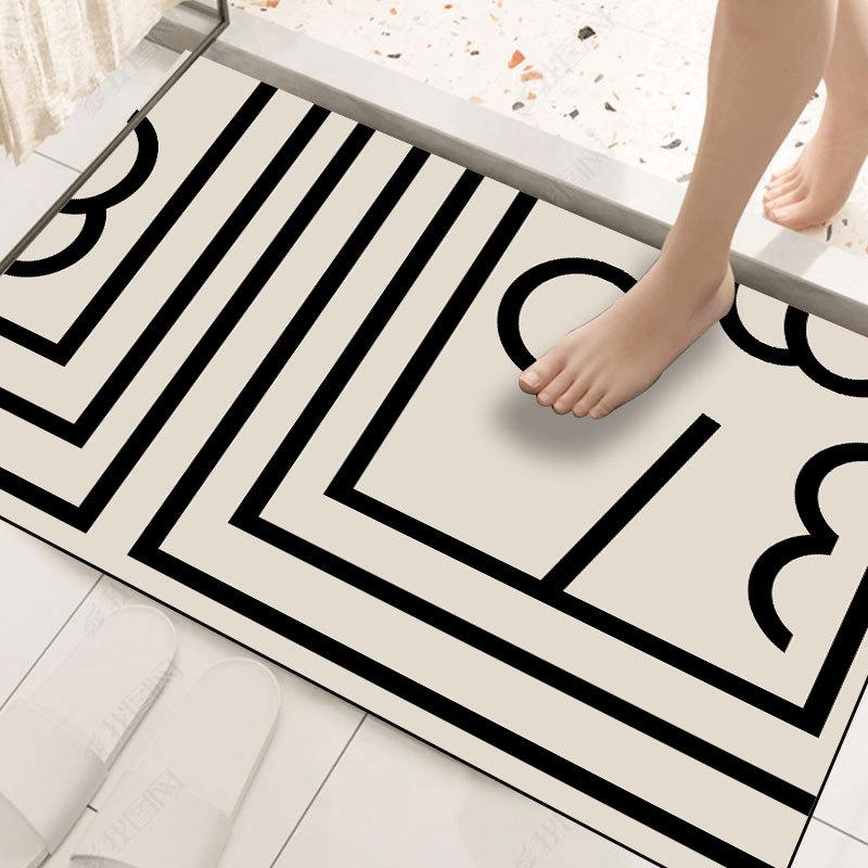 Diatom Mud Non-Slip Quick-Dry Bathroom Floor Mats