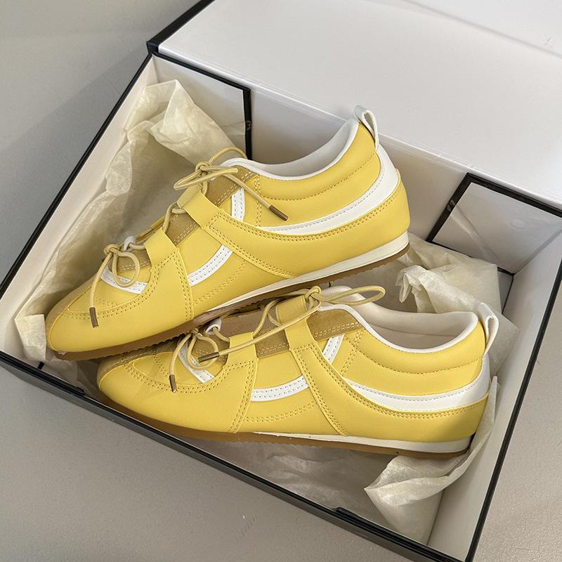 Mary Jane Ballet 5cm Jurchen single wind shoes casual shoes sweet sister leather sports Korean version inner height increase silver German trai