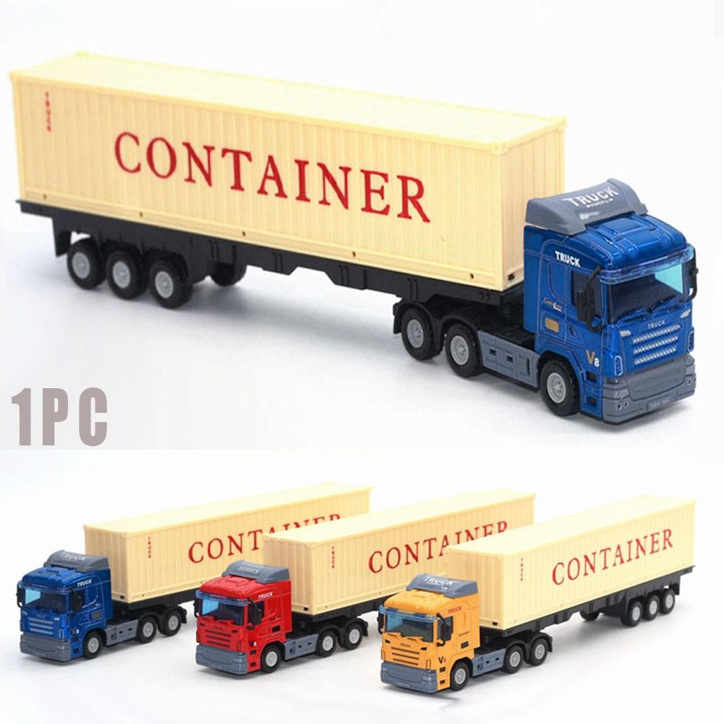 Container Truck Simulation Alloy Car Model European Transport Truck