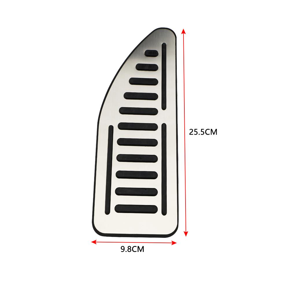 AJO1 Stainless Steel Car Pedal Cover for Ford Focus 2 3 4 MK2 MK3 MK4 RS ST 2005-2020 Kuga Escape 2009-2020 LHD Pads Pedals Parts