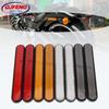 Motorcycle Front Fork Reflector Sticker Lower Legs Slider Saddlebag Latch Cover Safety Warning For Harley Sportster XL Universal