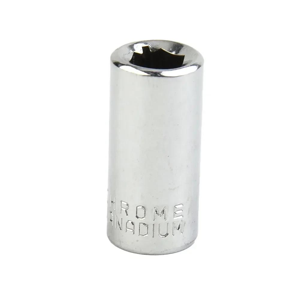 Socket Converter Socket Adapter Set 1/4" Hex Shank To 1/4" Square Driver Power Tool Parts Accessories For Impact Wrench