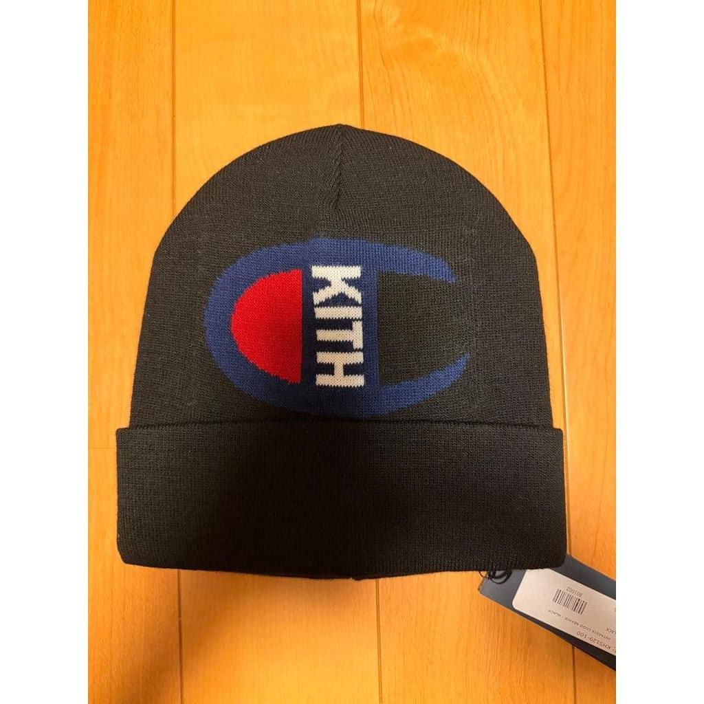 Used KITH Champion Knit Cap Black
