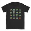 Pepe Peepo Variety Set Men T Shirt Fun Tees Short Sleeve Crewneck T-Shirts Pure Cotton Graphic Tops