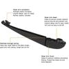 1Set Rear Wiper Arm and Blade 68079868AA New for Jeep Grand Cherokee 2011-2018