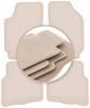 PREMIUM Beige Floor Mats For: Skoda Fabia I Hatchback, Sedan, Station Wagon 1999-2007